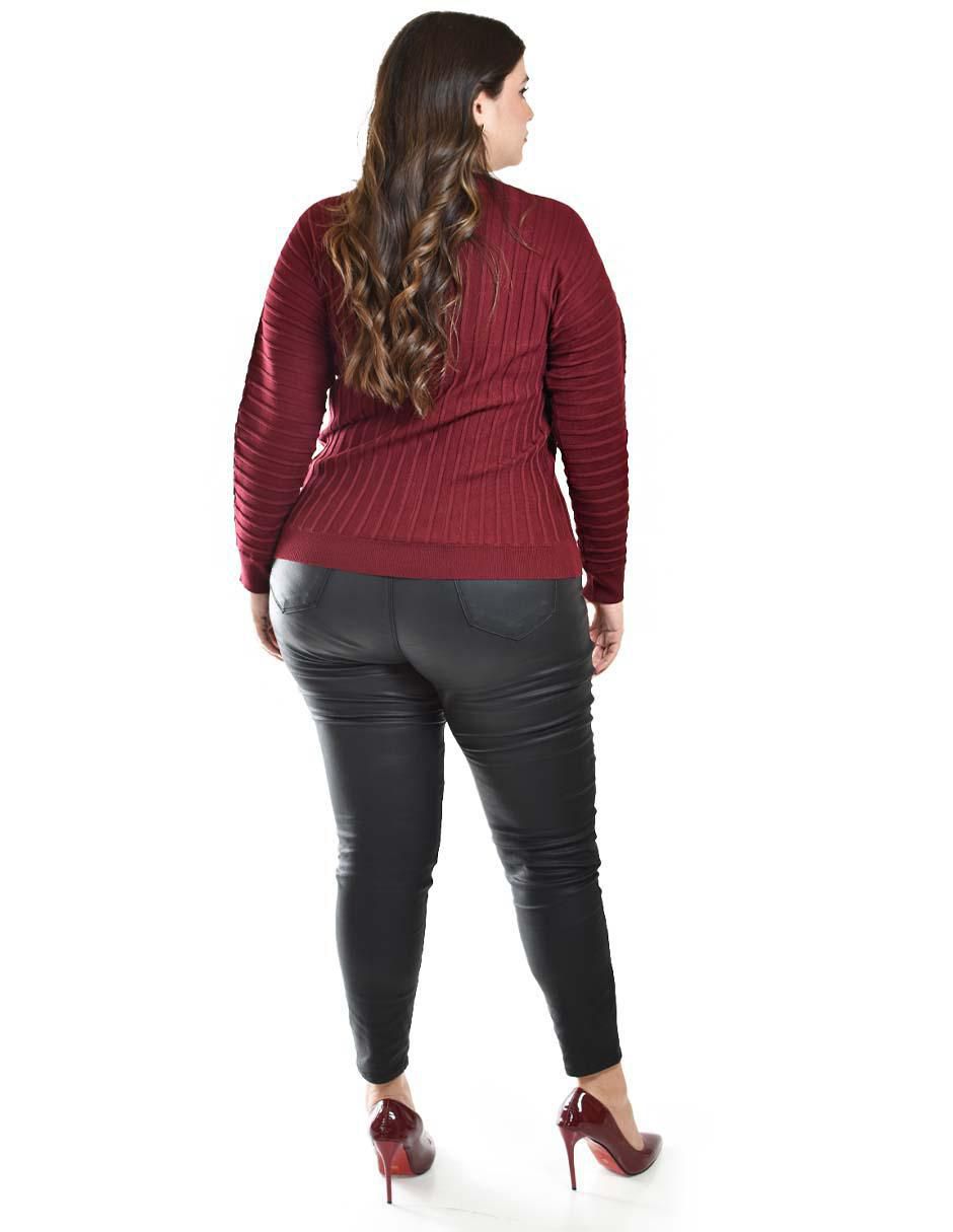 Suéter cuello redondo para mujer 2