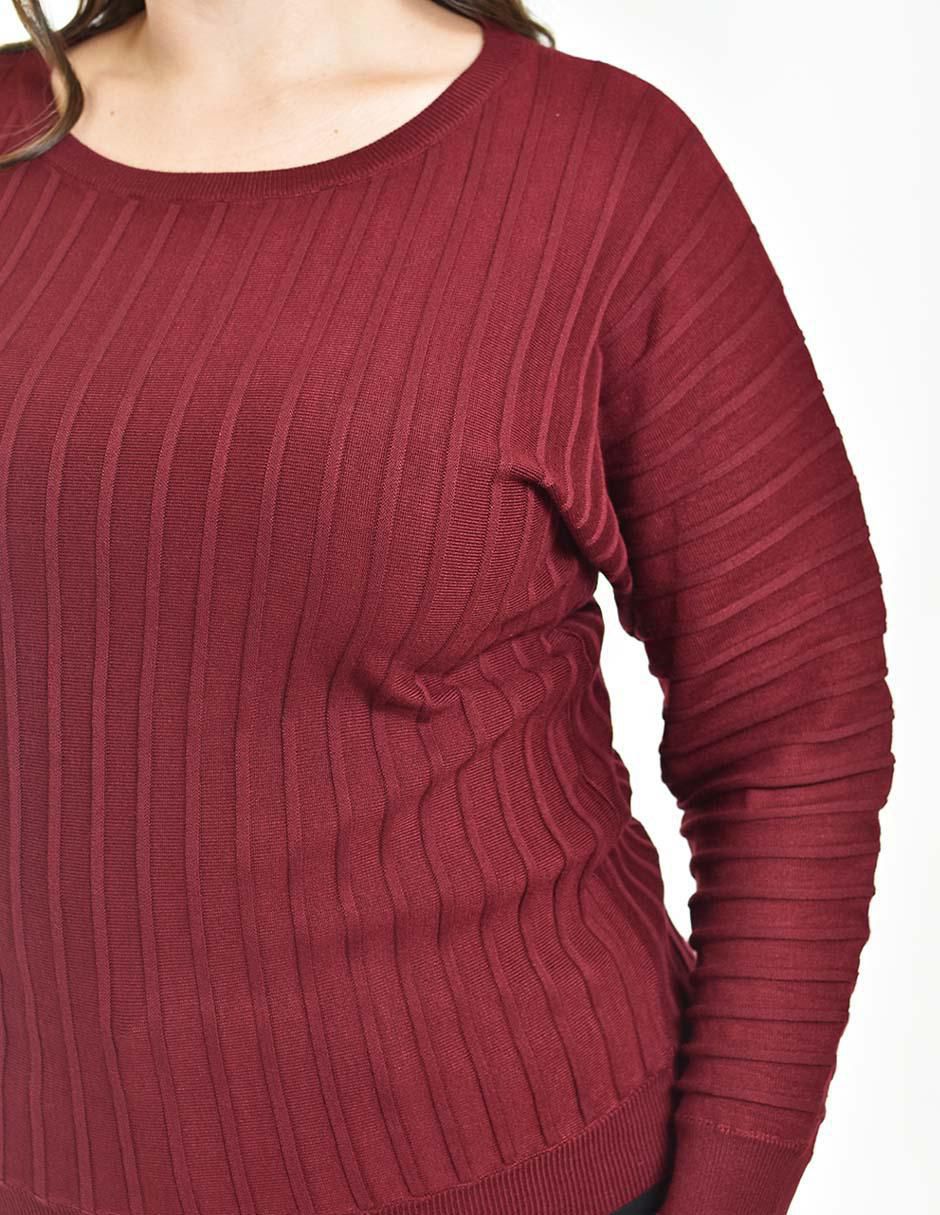 Suéter cuello redondo para mujer 3