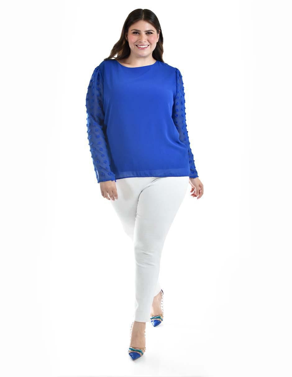Blusa manga larga para mujer 5
