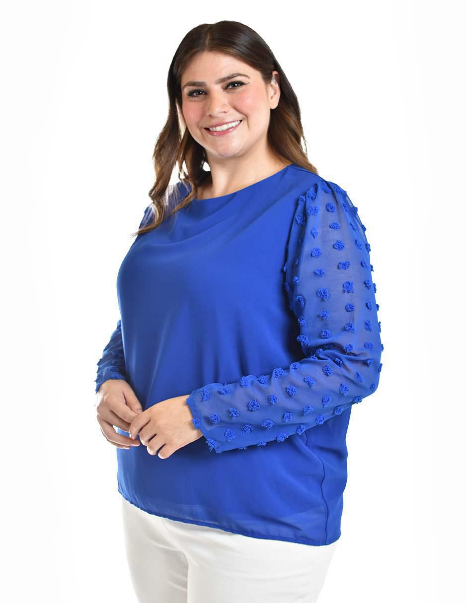 Blusa manga larga para mujer 6