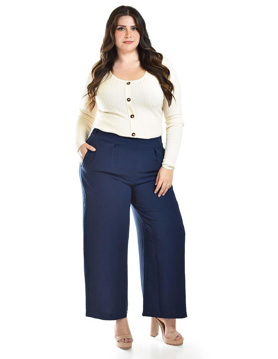 Pantalón acampanado regular para mujer 4