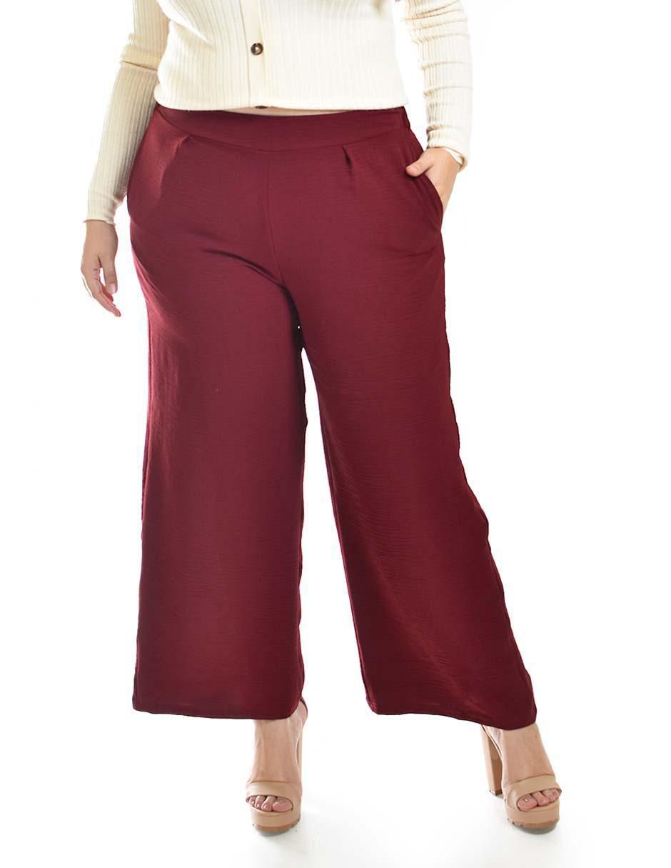 Pantalón acampanado regular para mujer