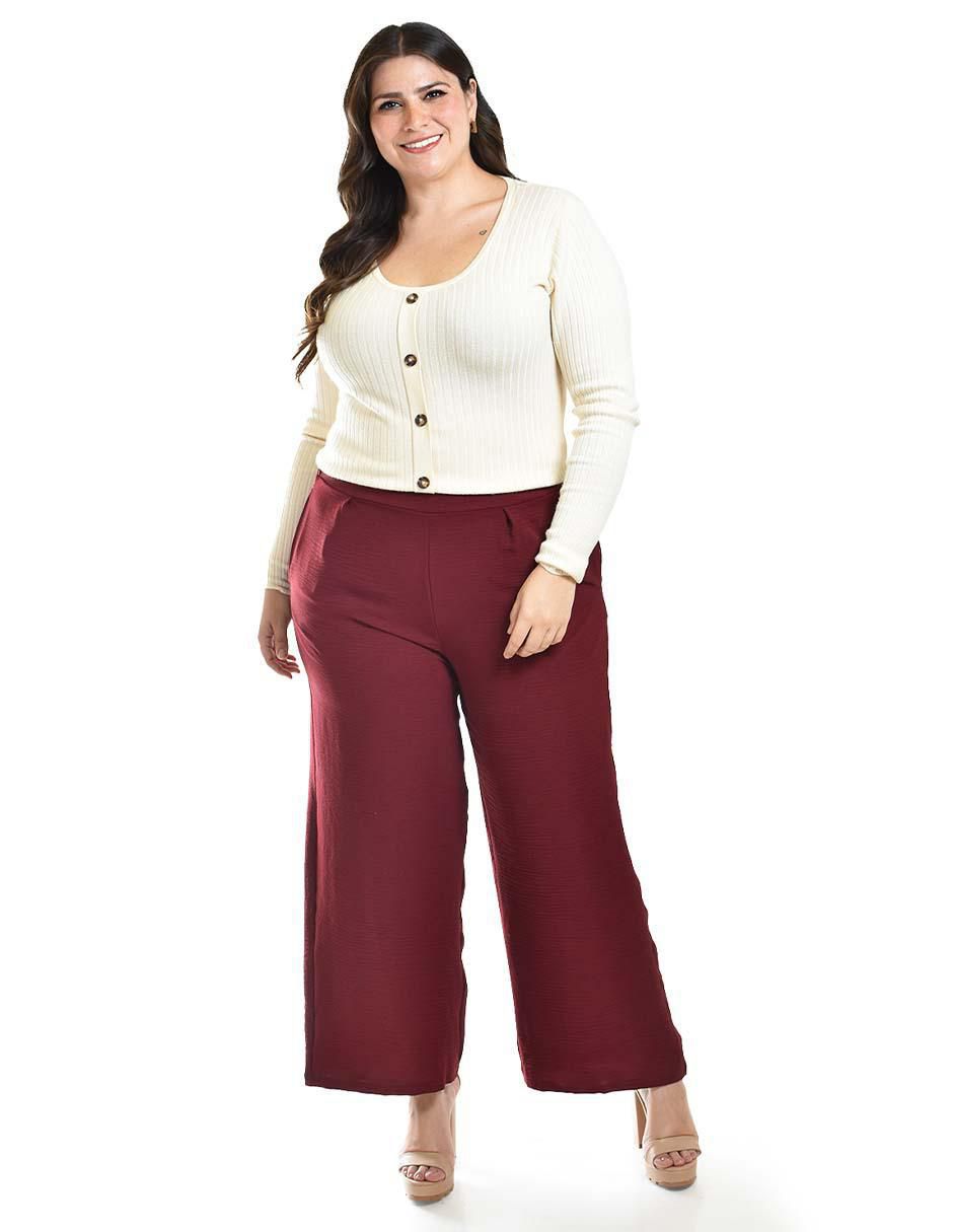 Pantalón acampanado regular para mujer 2