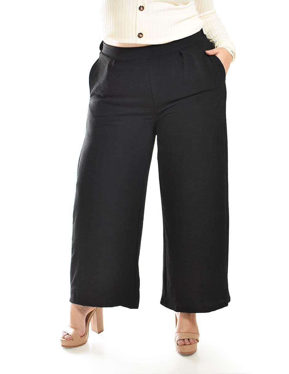Pantalón acampanado regular para mujer