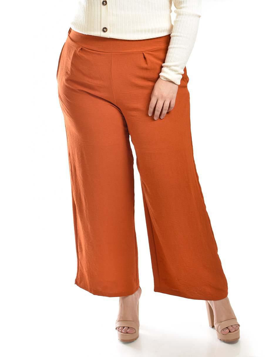 Pantalón acampanado regular para mujer