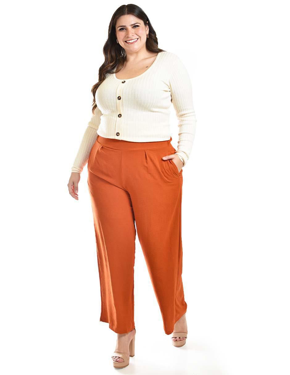 Pantalón acampanado regular para mujer 5