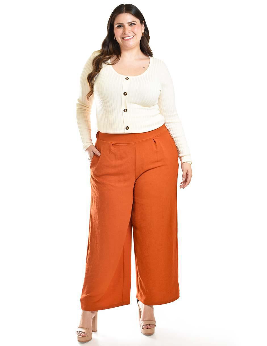Pantalón acampanado regular para mujer 6