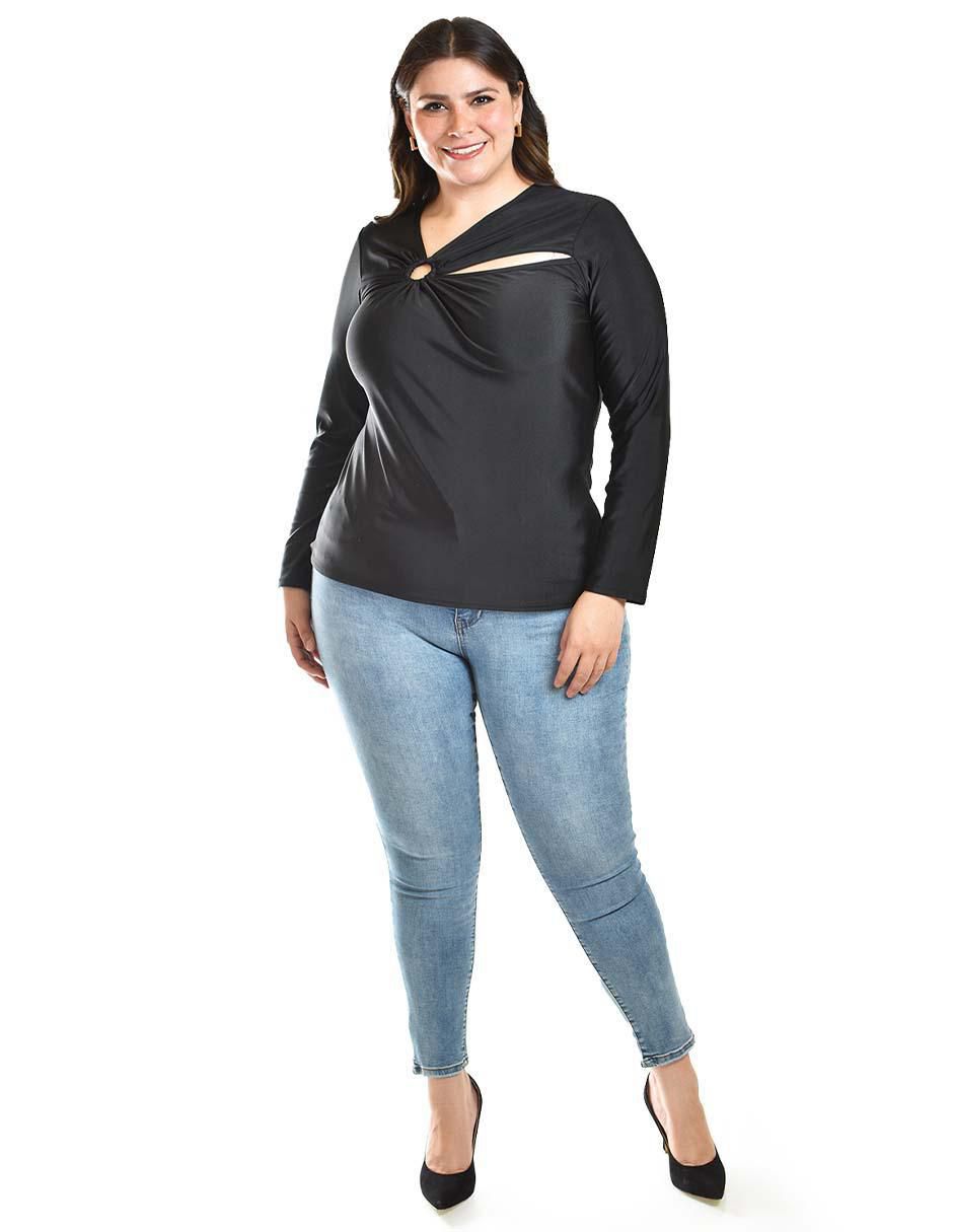 Blusa manga larga para mujer 5