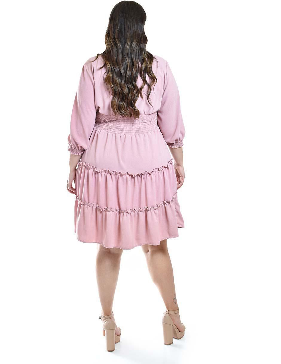Vestido a la rodilla casual para mujer 4