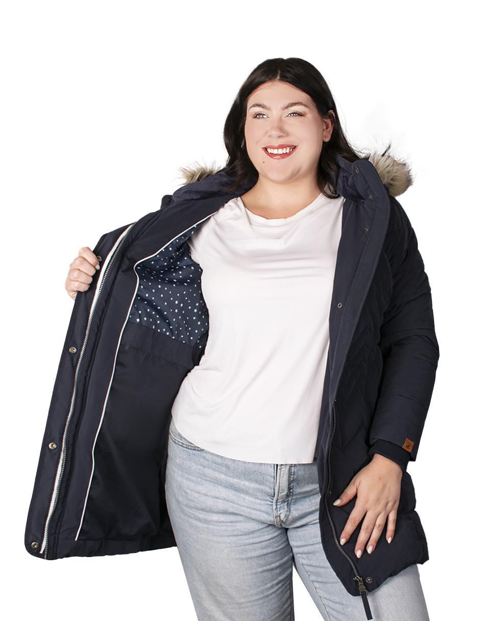 "chamarra" acolchada greenlander no impermeable "de" poliéster "para mujer"