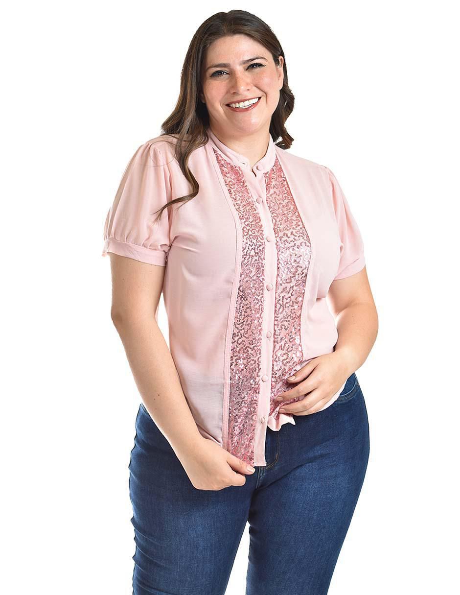 Blusa manga corta para mujer 5