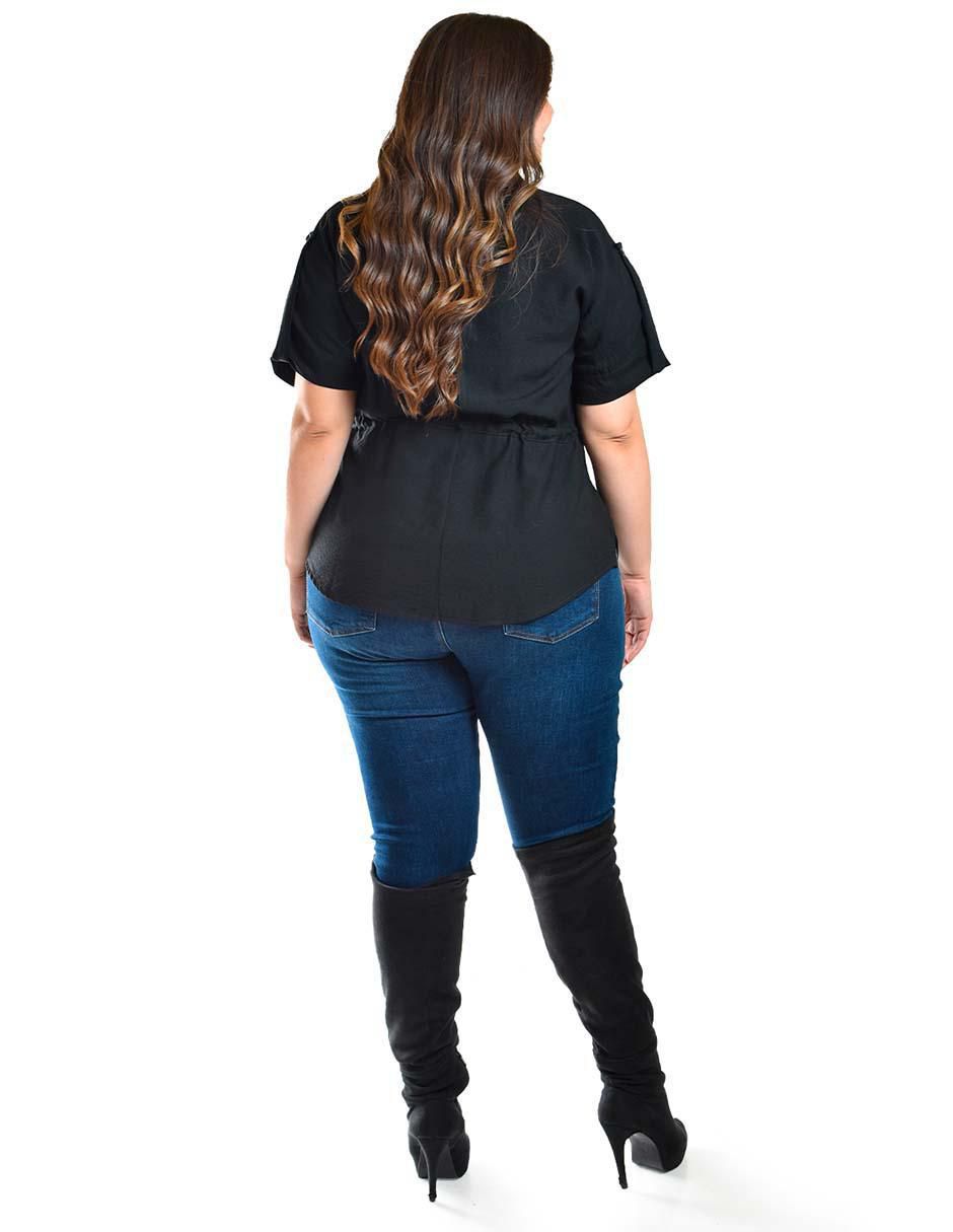 Blusa manga corta para mujer 3