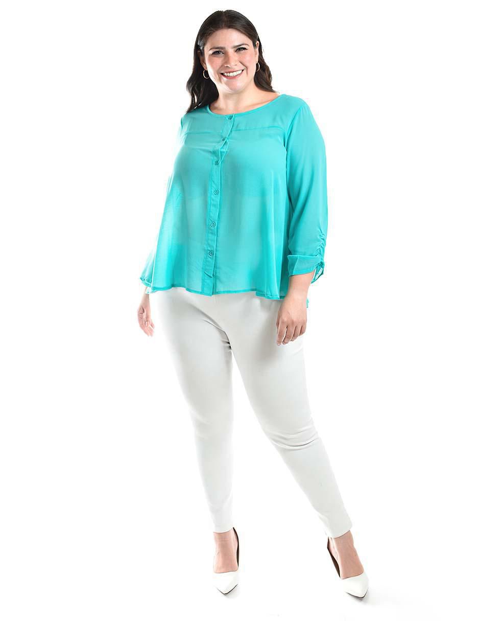 Blusa manga 3/4 para mujer 4