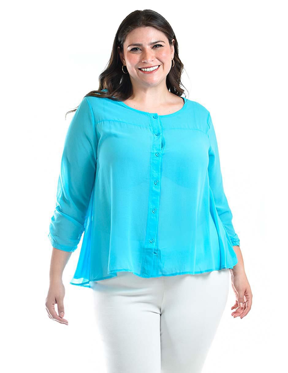 Blusa manga 3/4 para mujer