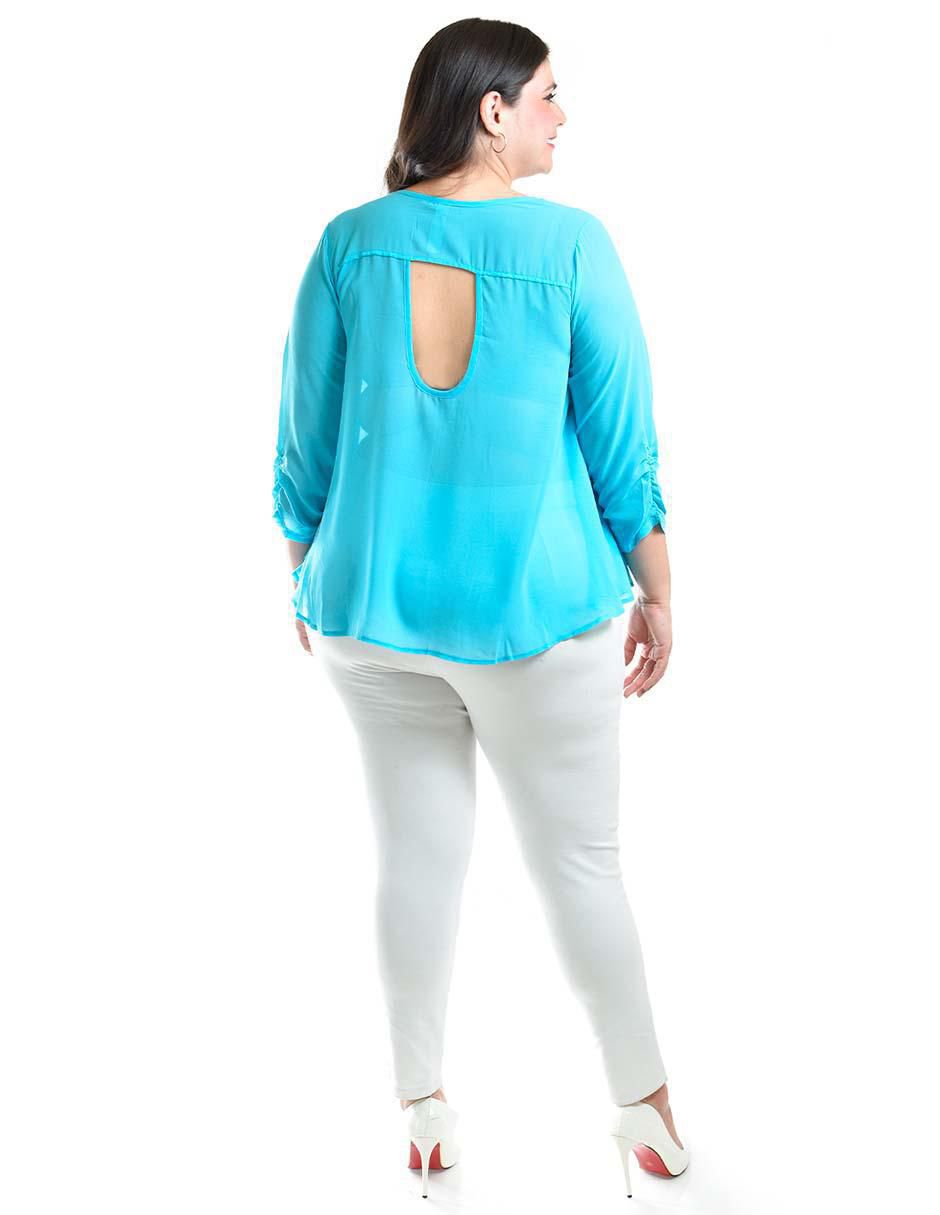 Blusa manga 3/4 para mujer 3
