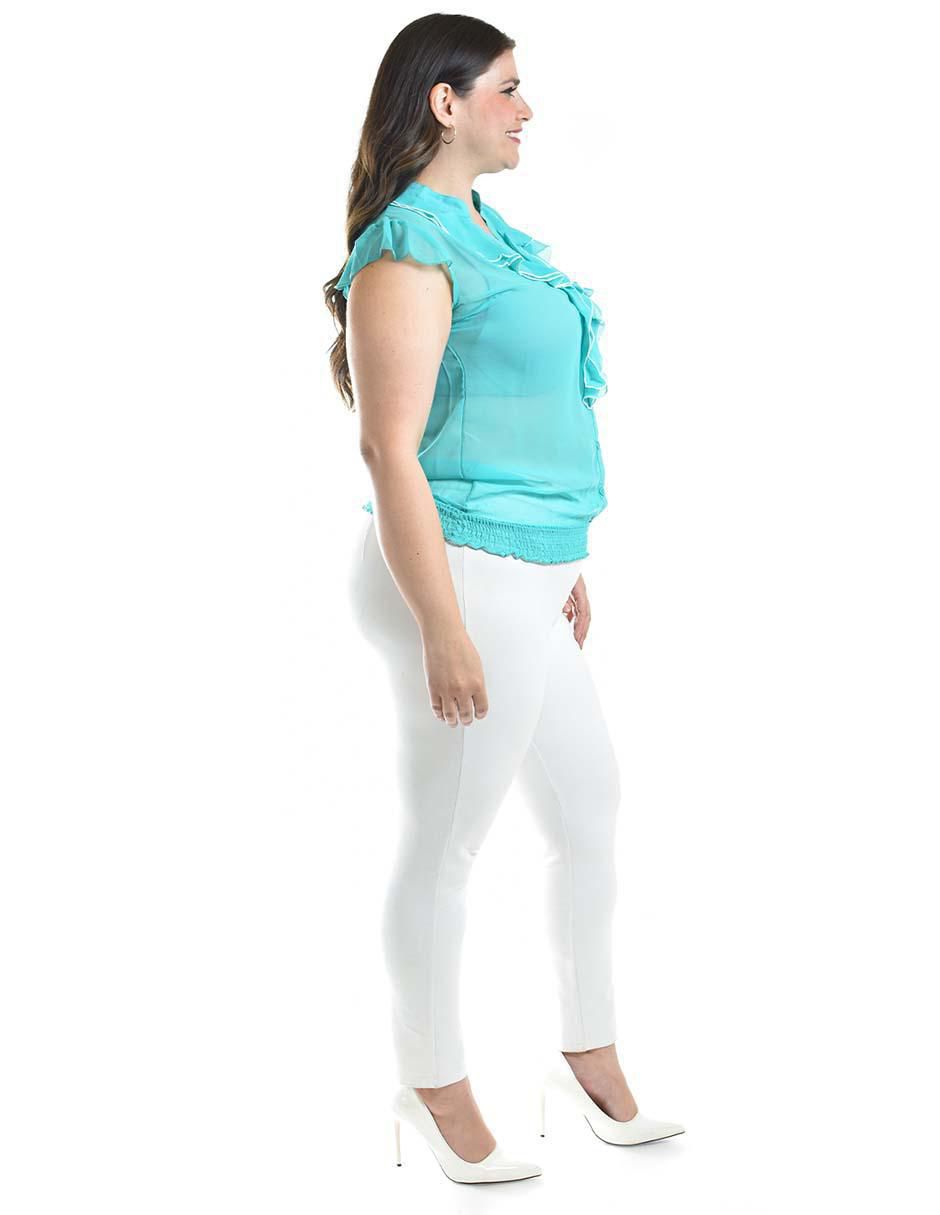 Blusa manga corta para mujer 5