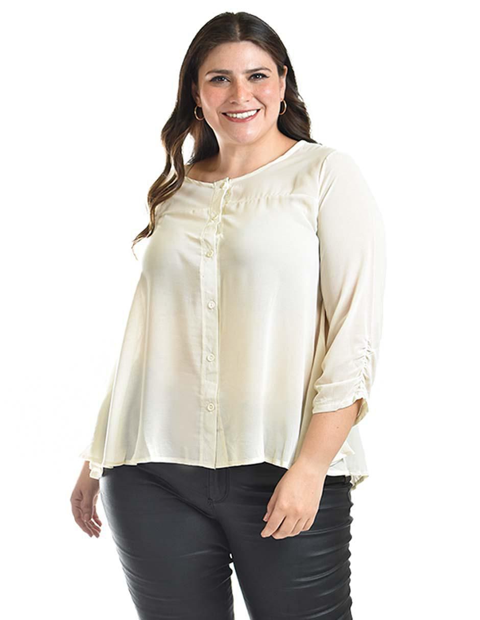 Blusa manga 3/4 para mujer