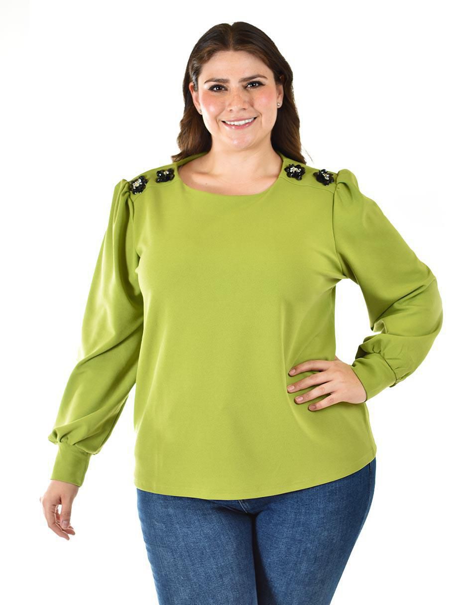 Blusa manga larga para mujer 5