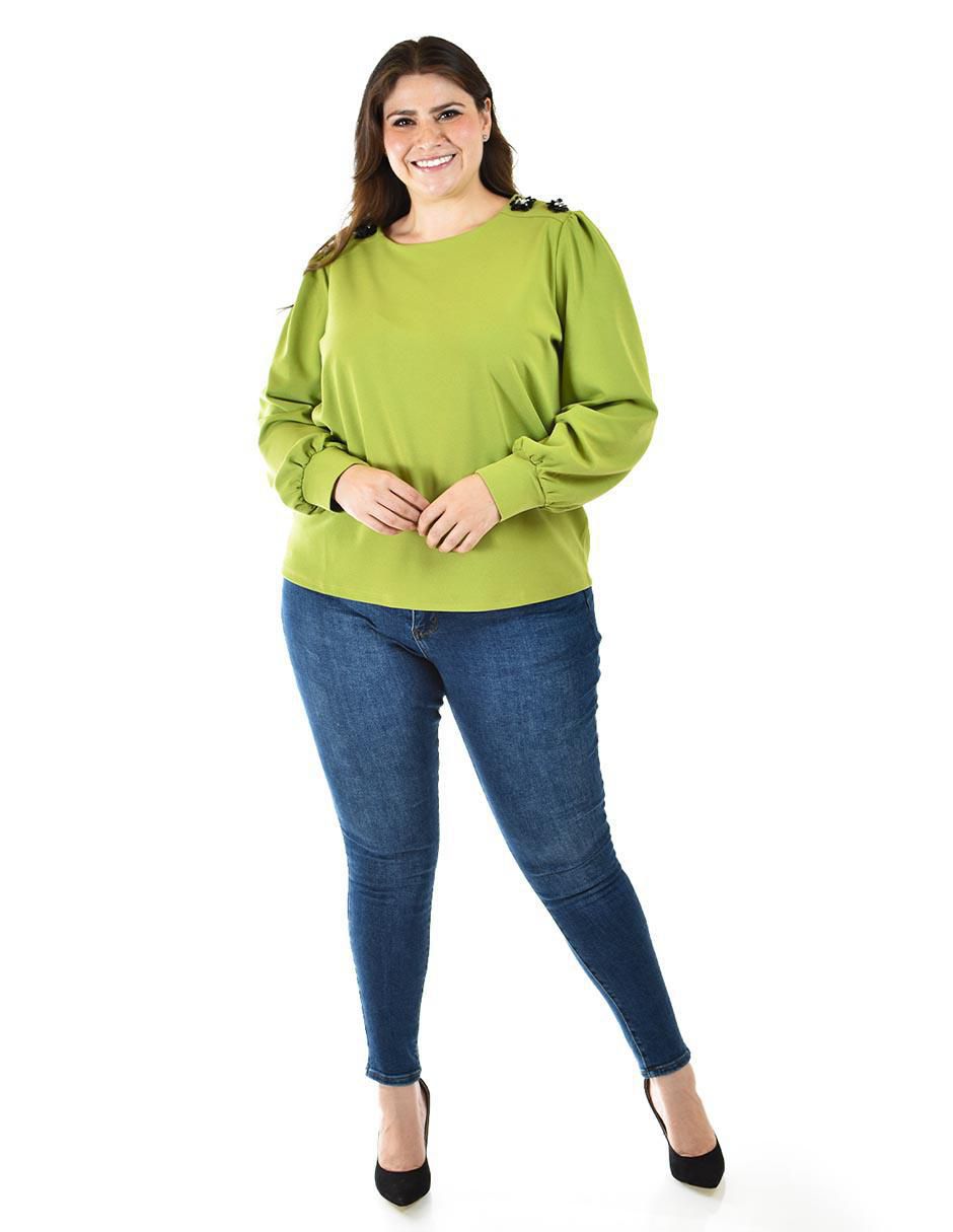 Blusa manga larga para mujer 6