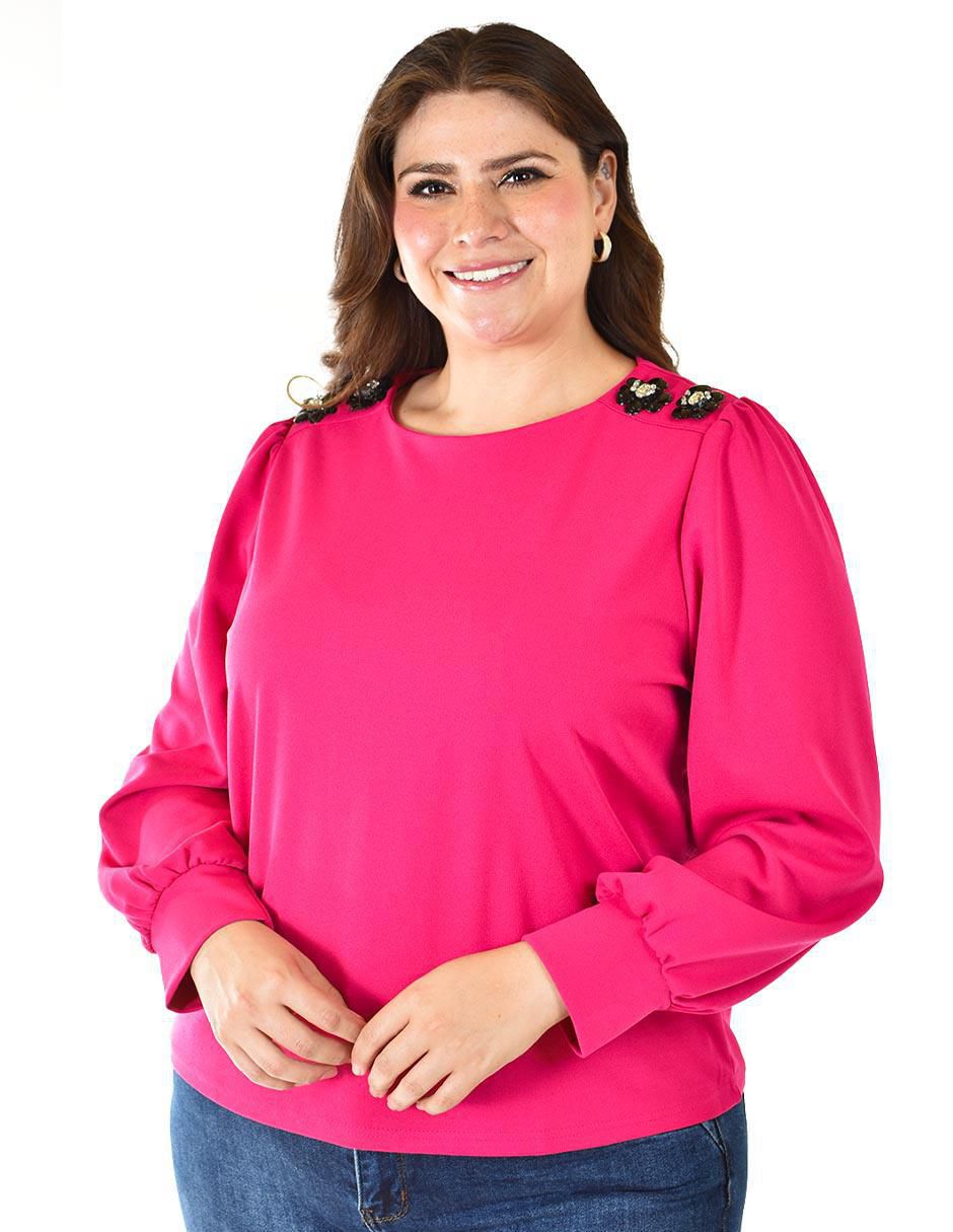 Blusa manga larga para mujer 5