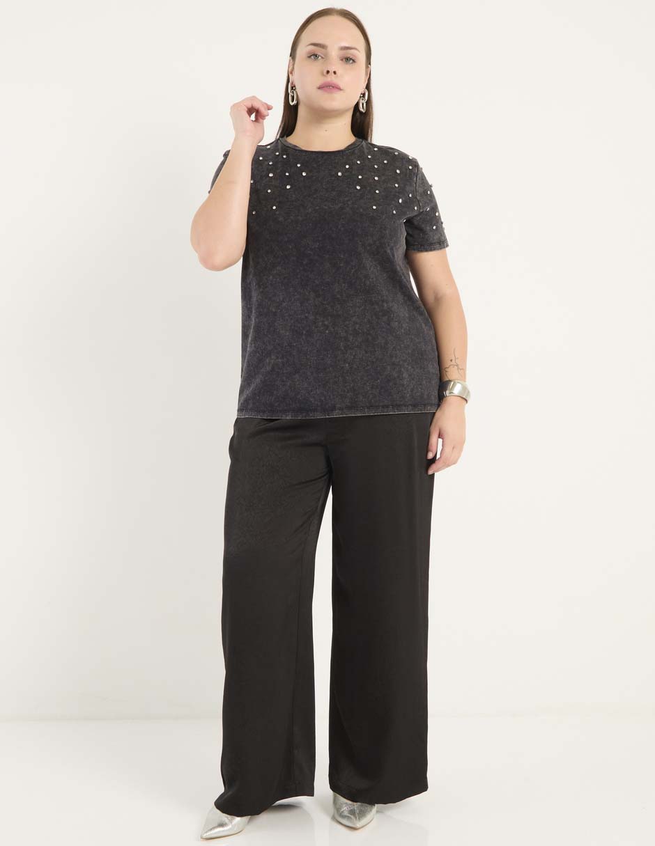 Pantalón relaxed amplio para mujer 3