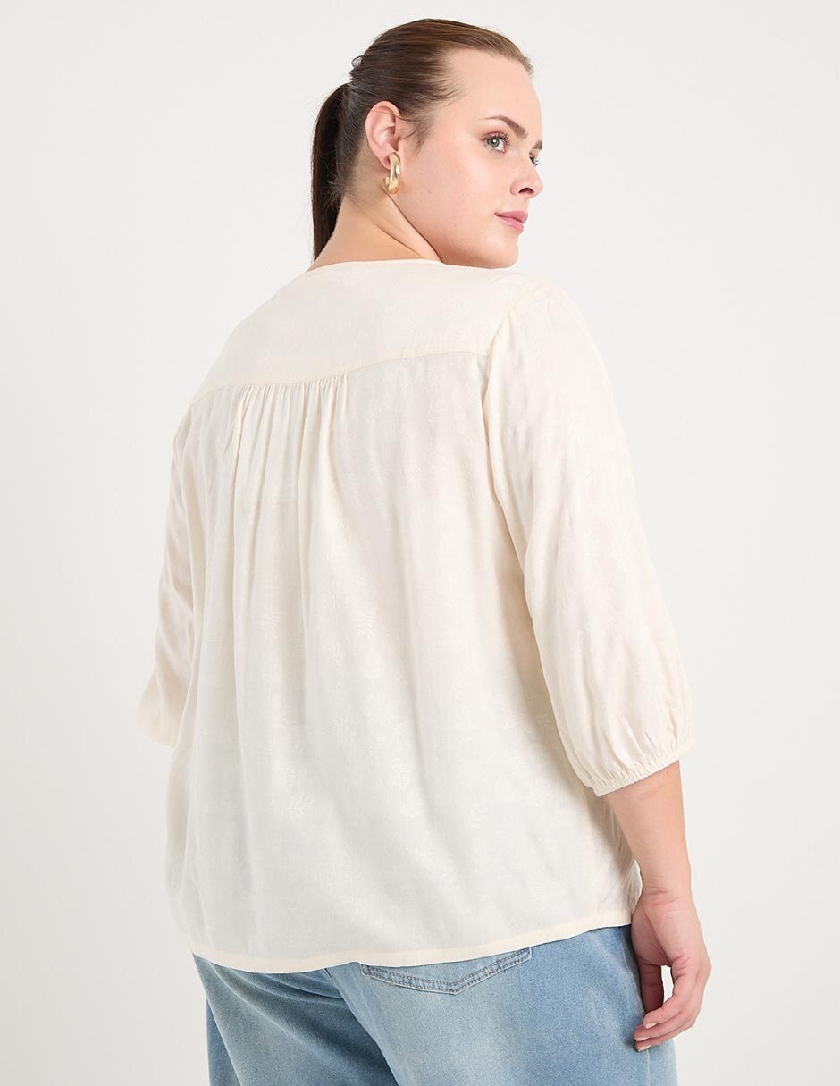Blusa manga 3/4 para mujer 2