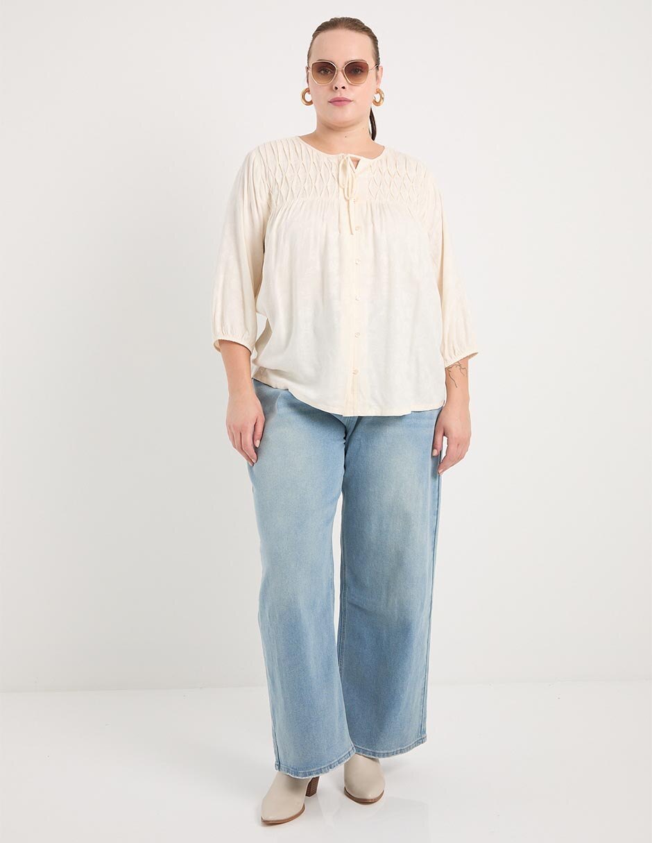 Blusa manga 3/4 para mujer 3
