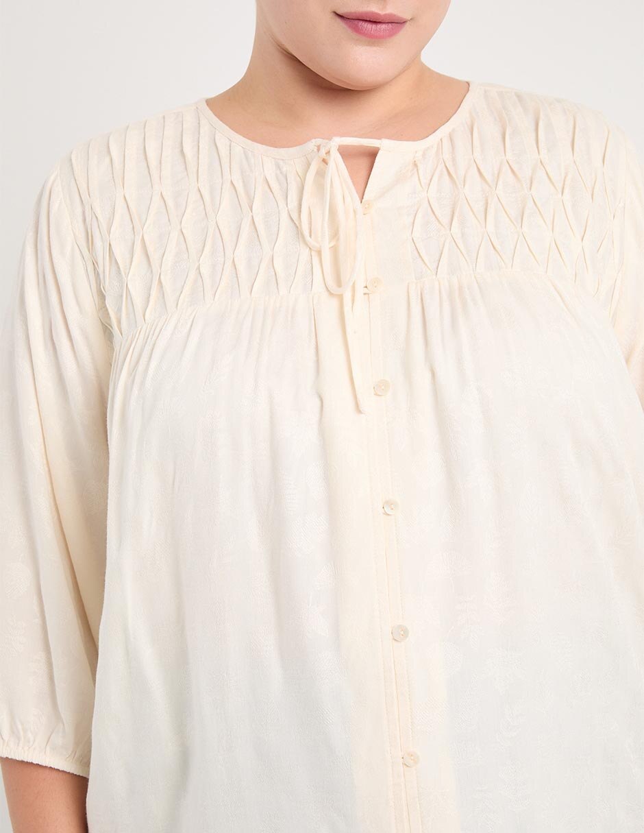Blusa manga 3/4 para mujer 4