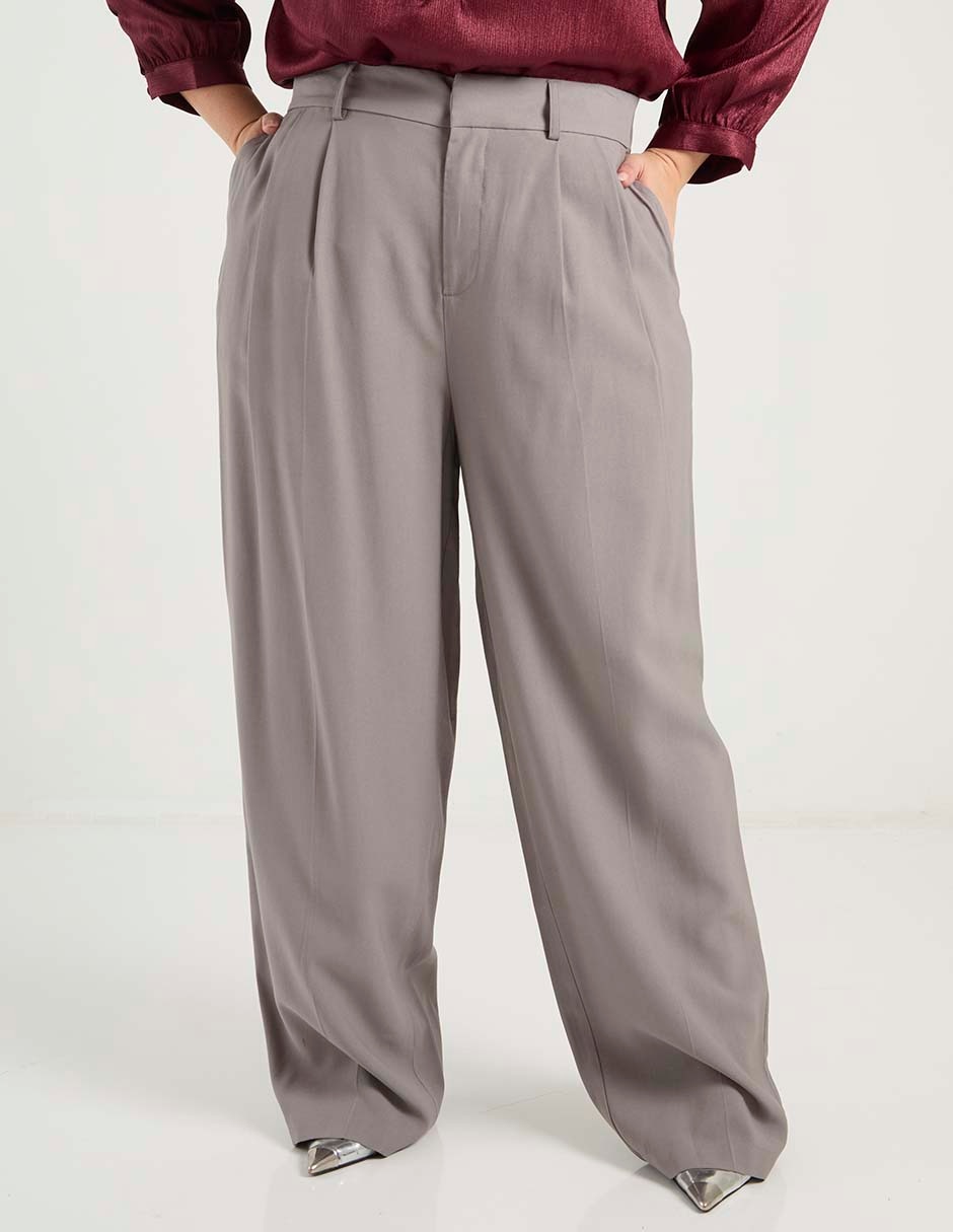Pantalón relaxed amplio para mujer