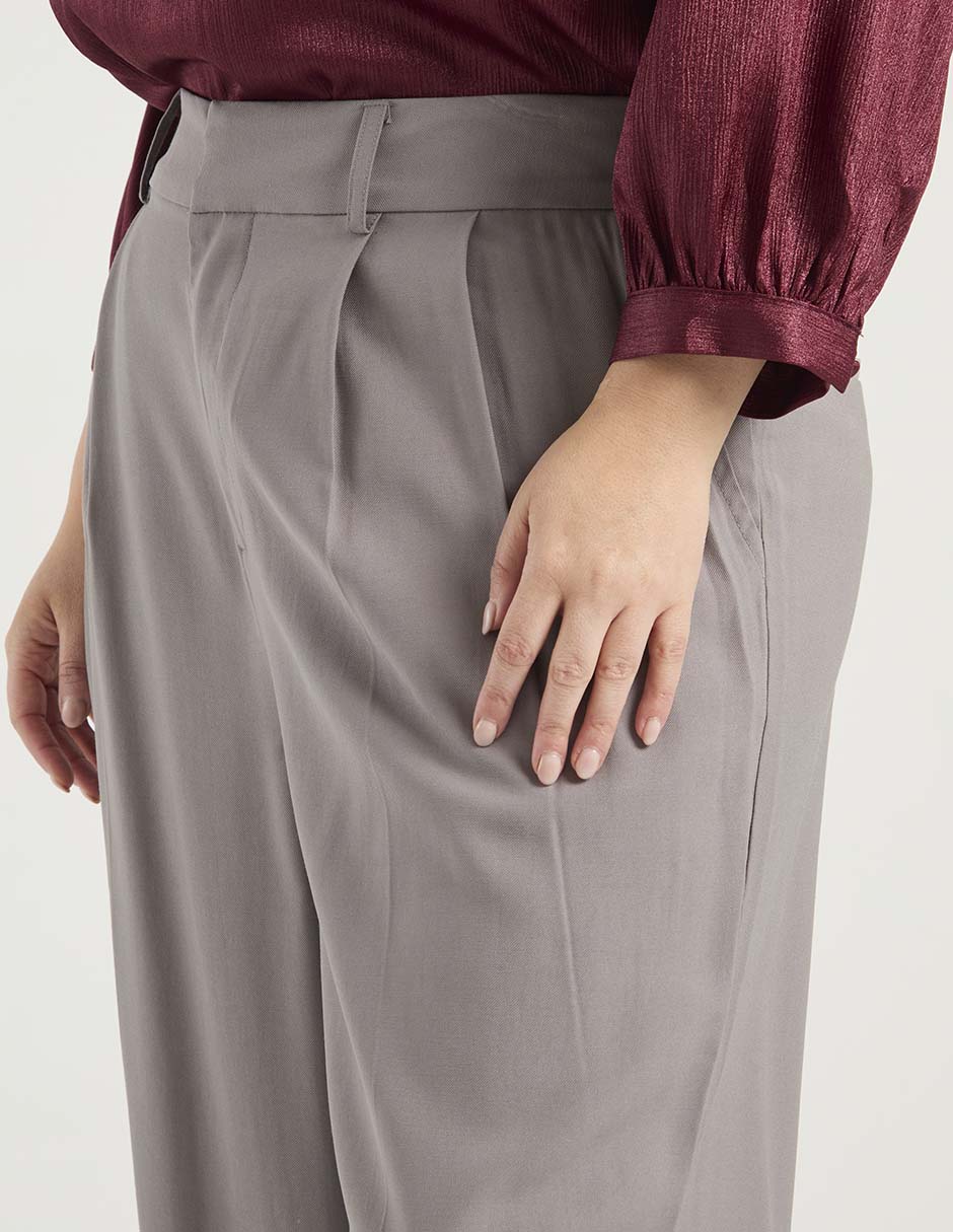 Pantalón relaxed amplio para mujer 4