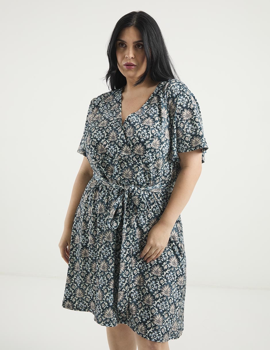 Vestido 3/4 casual para mujer