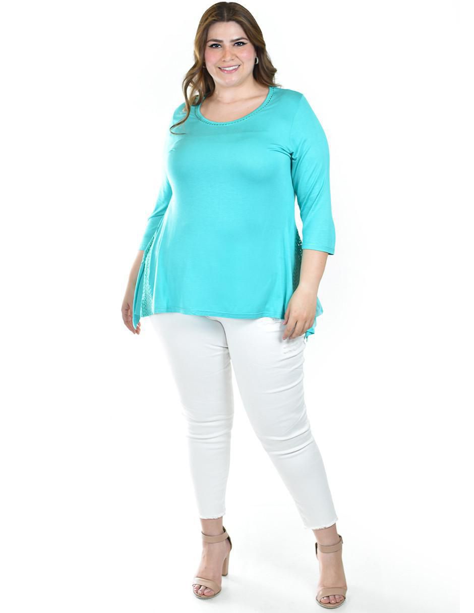 Blusa manga 3/4 para mujer 5
