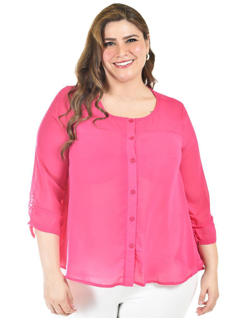 Blusa manga 3/4 para mujer