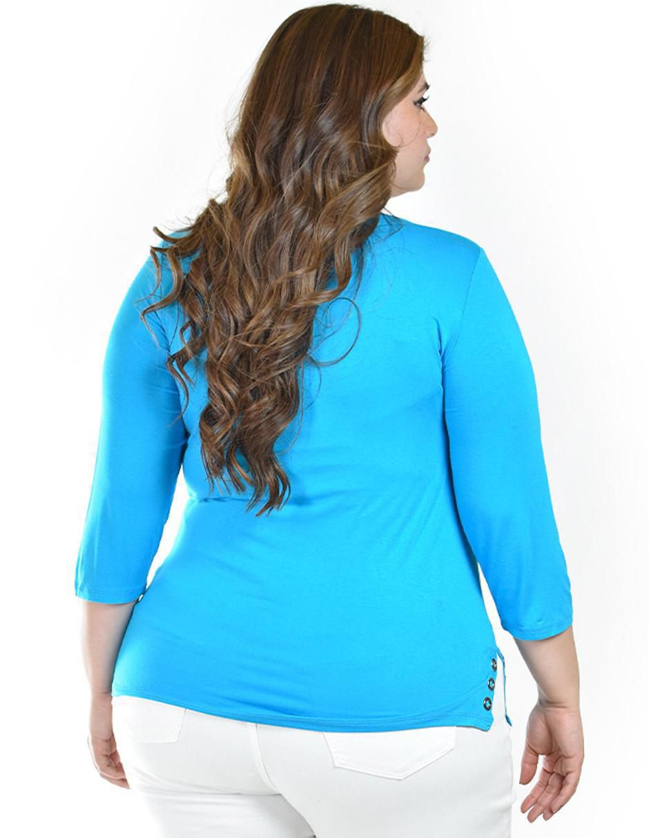 Blusa manga 3/4 para mujer 3