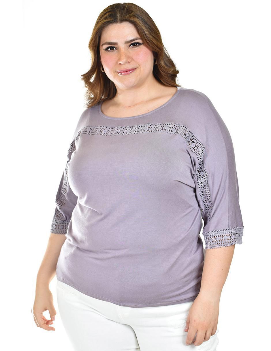 Blusa manga 3/4 para mujer