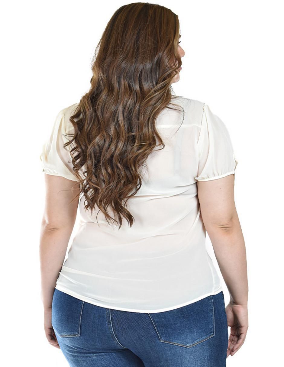 Blusa manga corta para mujer 3