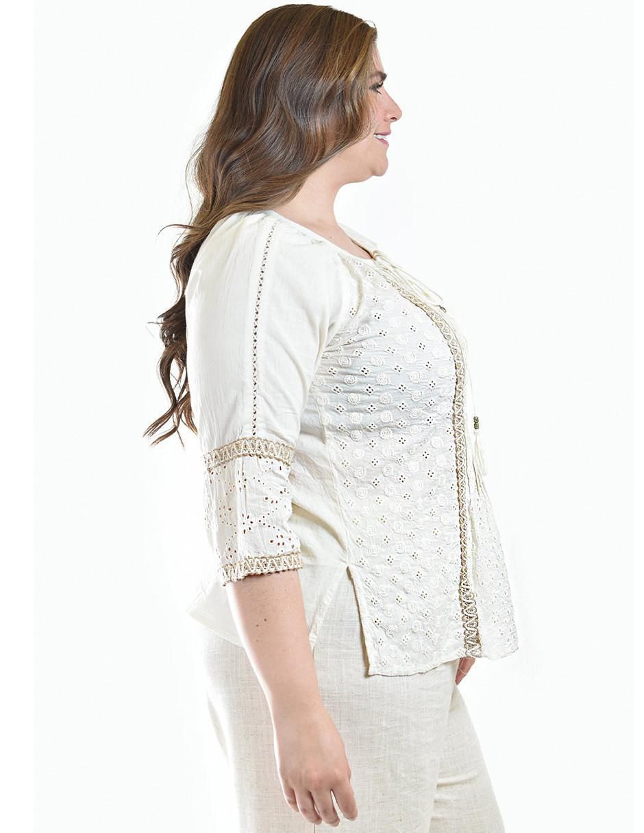 Blusa manga 3/4 para mujer 2