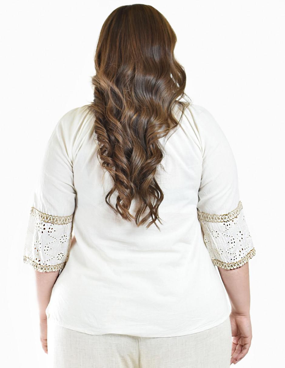 Blusa manga 3/4 para mujer 3