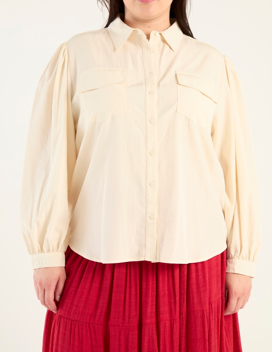 Blusa manga larga para mujer 5