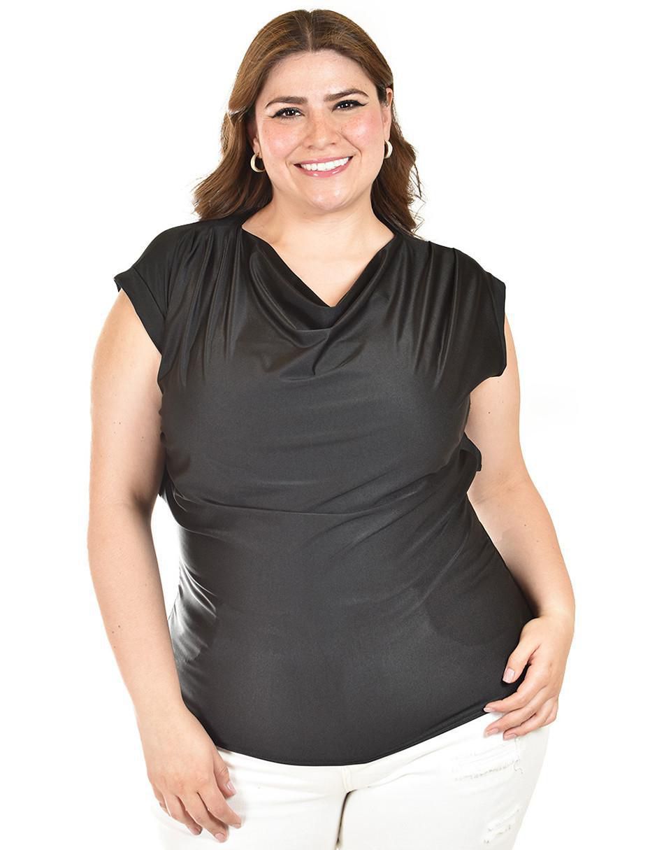 Blusa manga corta para mujer