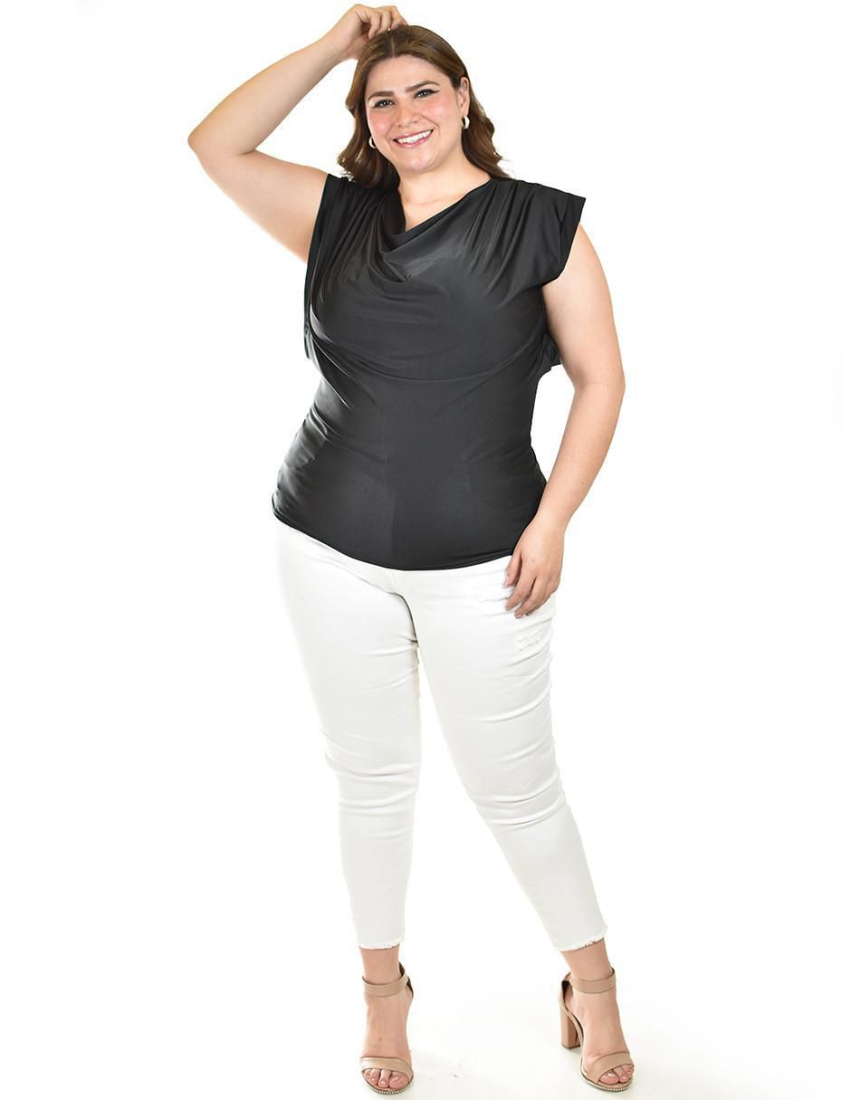 Blusa manga corta para mujer 4