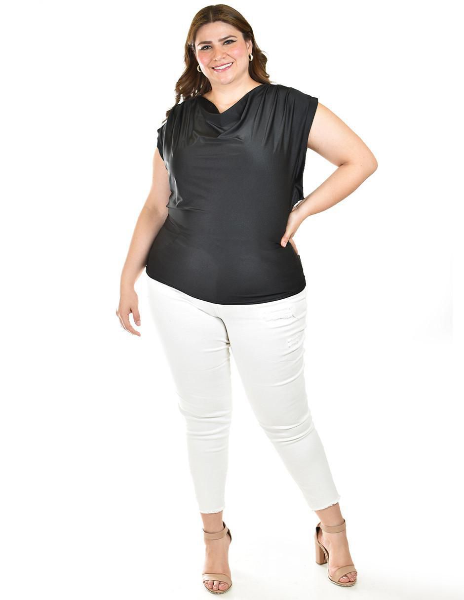 Blusa manga corta para mujer 5