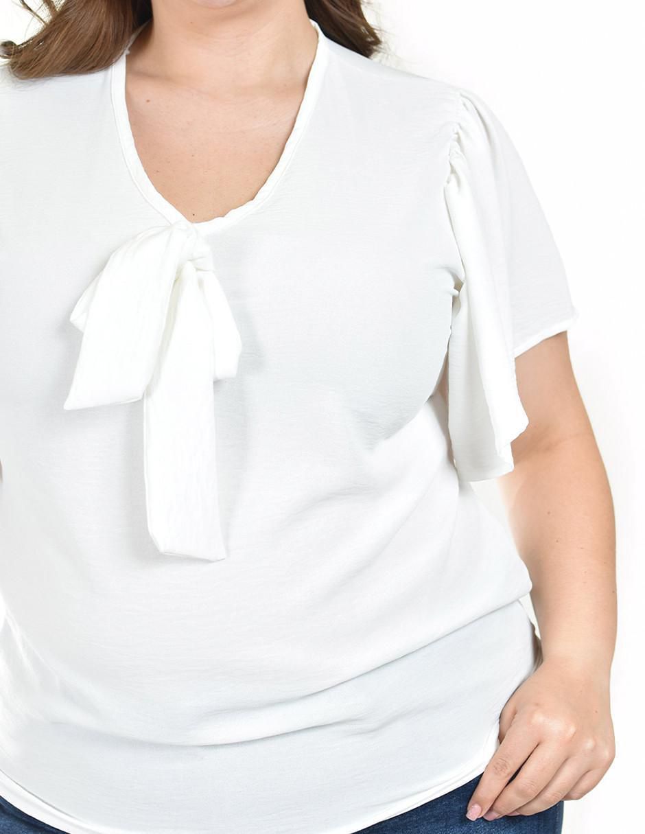 Blusa manga corta para mujer 4
