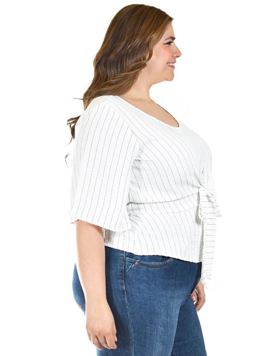Blusa manga al codo para mujer 2