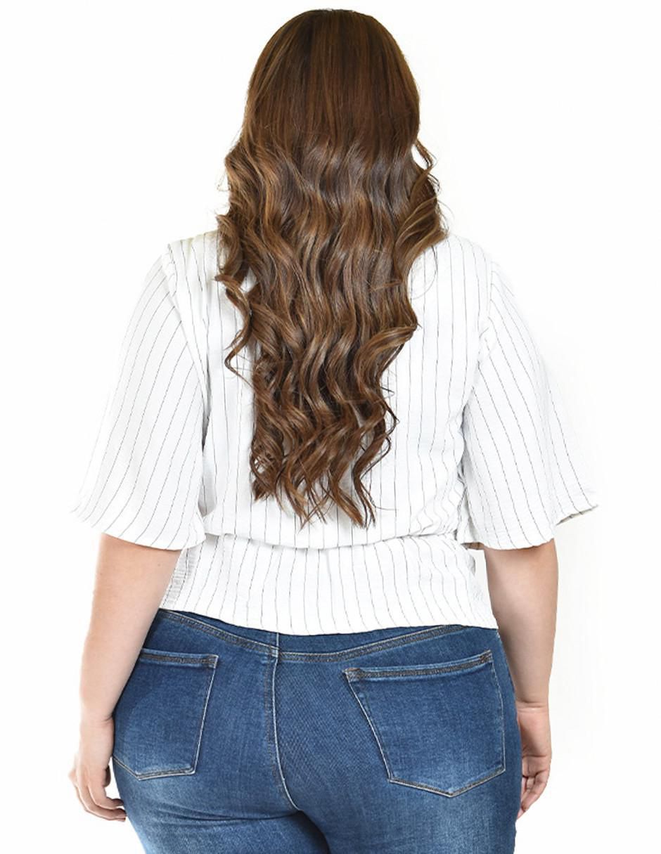 Blusa manga al codo para mujer 3