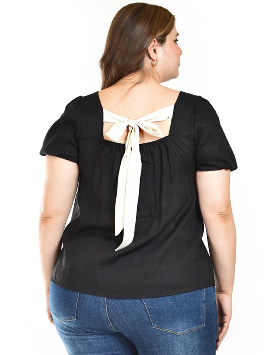 Blusa manga corta para mujer 3