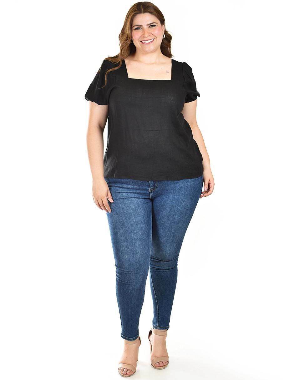 Blusa manga corta para mujer 5