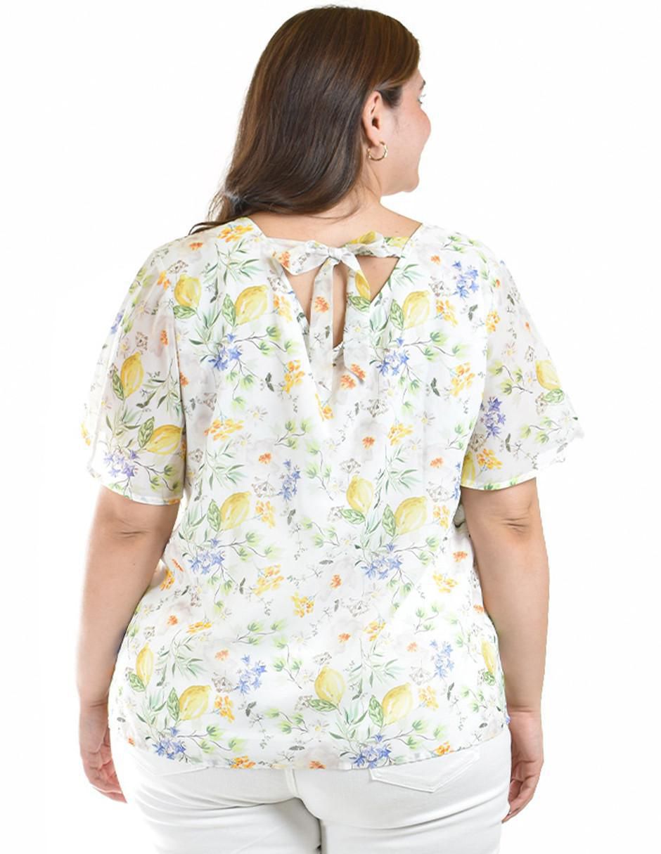 Blusa manga corta para mujer 3