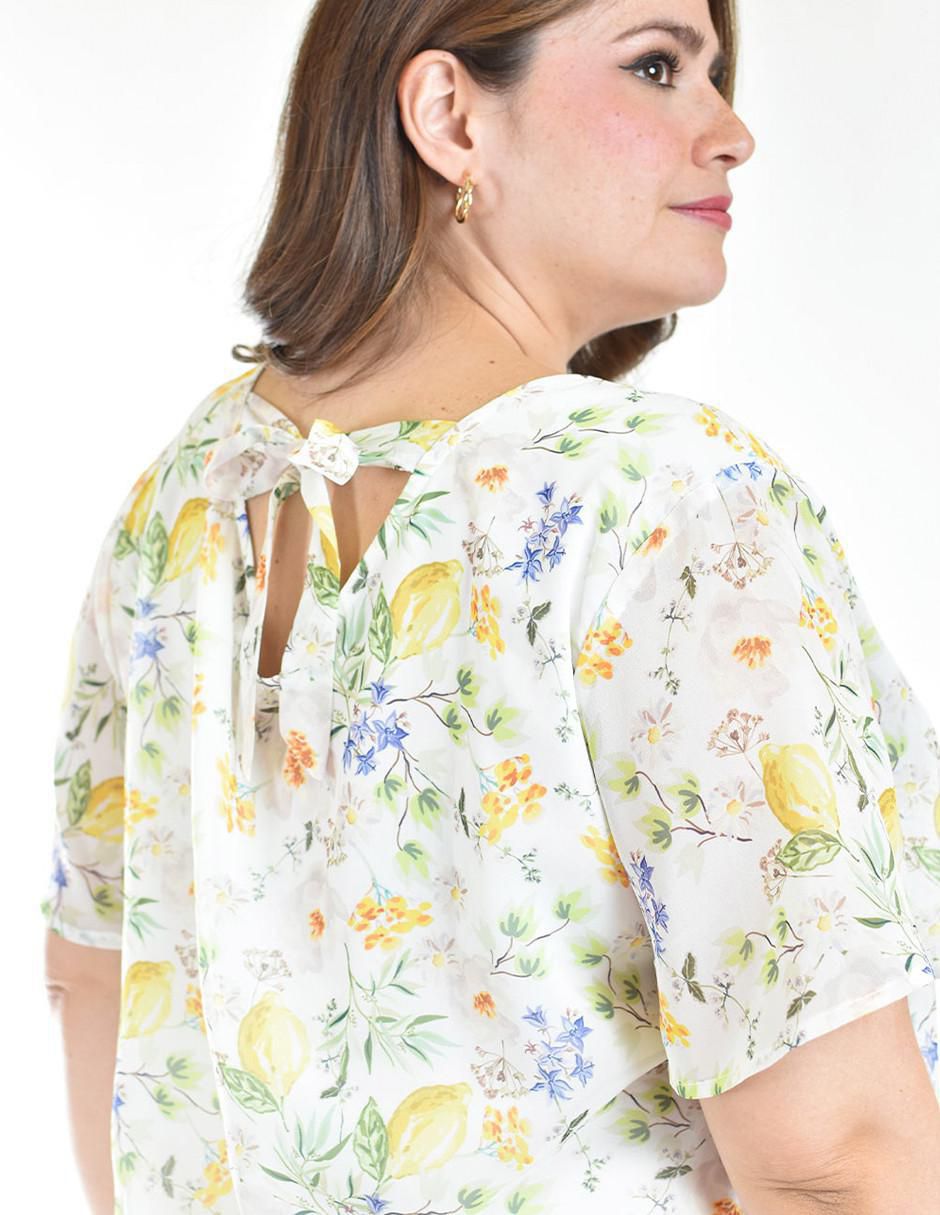 Blusa manga corta para mujer 4