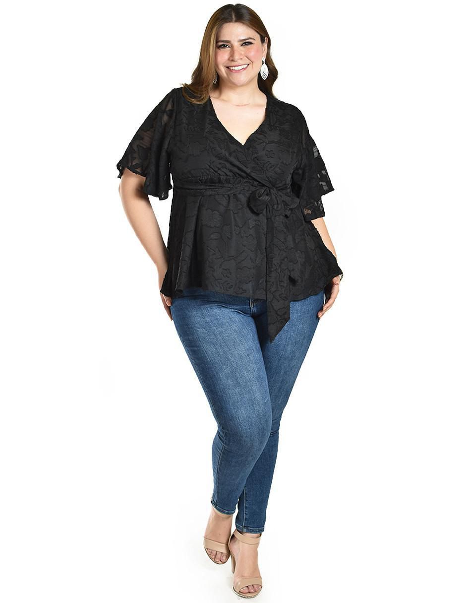 Blusa manga corta para mujer 5